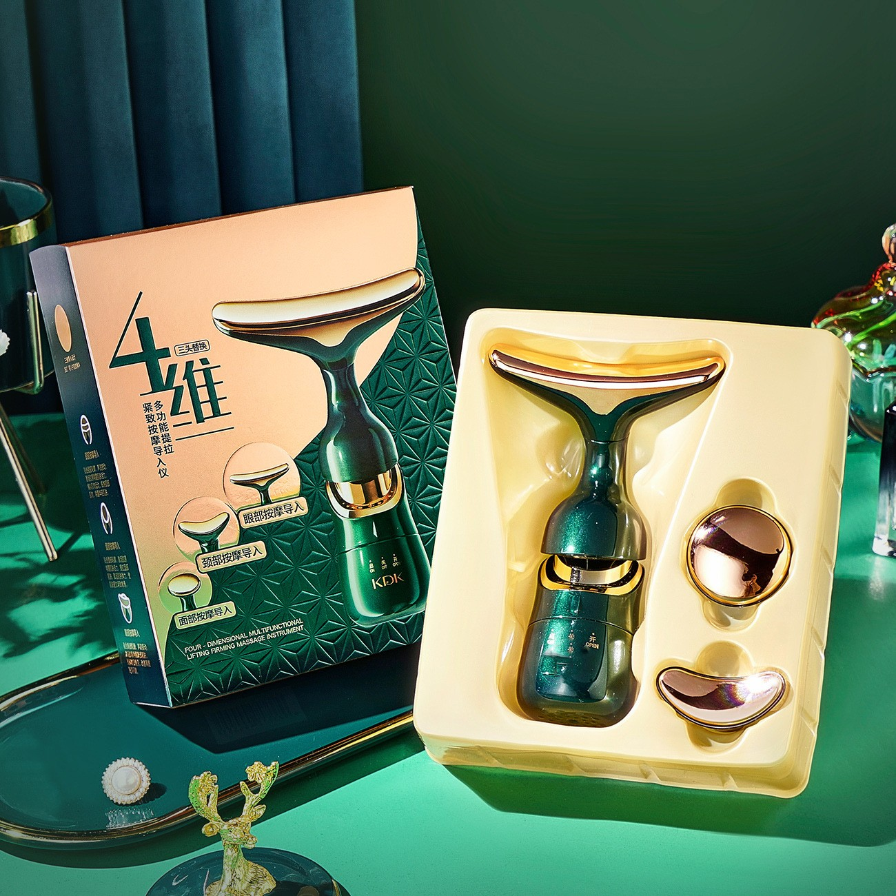 PureGlow™Massaggiatore Viso 3 in 1