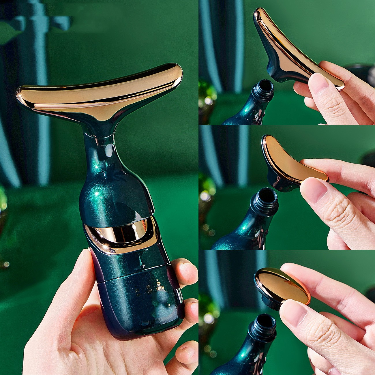 PureGlow™Massaggiatore Viso 3 in 1